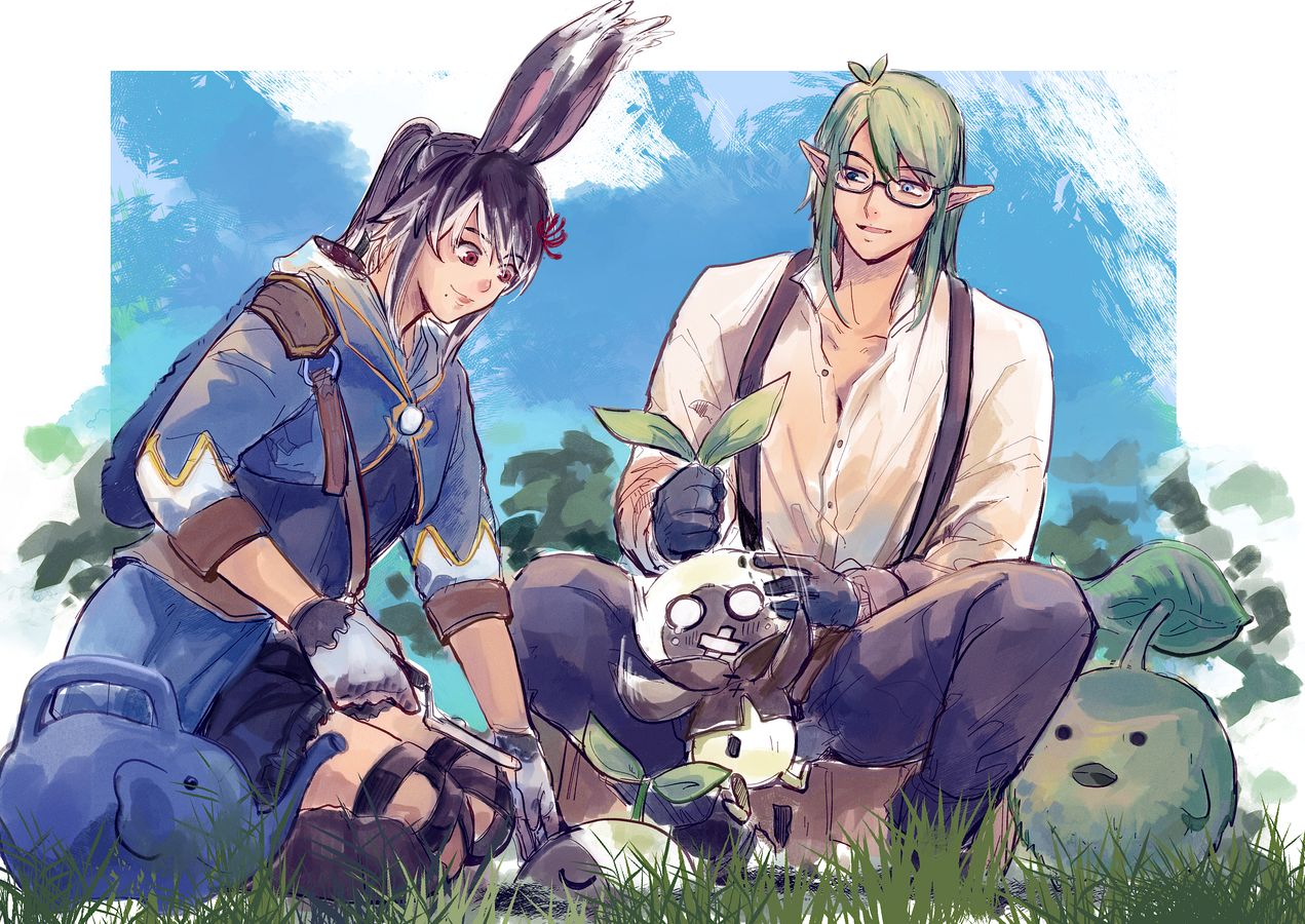 Fanarts. Mostly for that one pair in Saiyuki tho